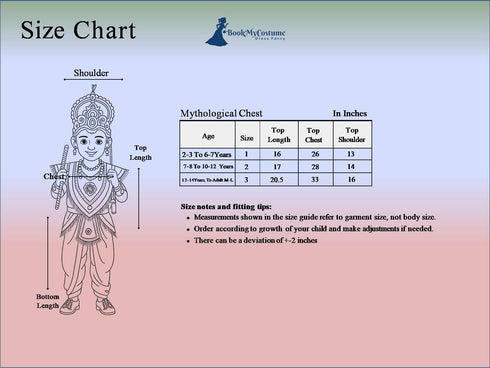 BookMyCostume Indian Raja King Historical Mythology Kids & Adults Fancy Dress Costume